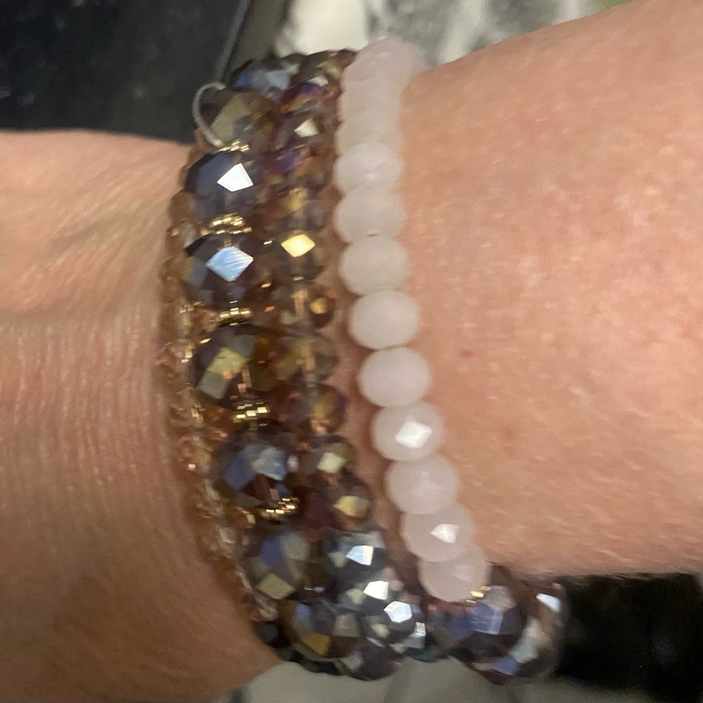 Elegant Multicolor Beaded Bracelet Set